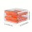 1pc Egg Carton Refrigerator Storage Box For Egg Double layer Drawer Type Fresh keeping Box Stackable Egg Carton Egg Bracket Shockproof And Shatterproo 4