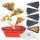 5pcs Silicone Folding Pizza Tray Reusable Triangular Pizza Packaging Box With Adjustable Pizza Container And Outer Box For Pizza Storage Container Sav 6