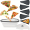 5pcs Silicone Folding Pizza Tray Reusable Triangular Pizza Packaging Box With Adjustable Pizza Container And Outer Box For Pizza Storage Container Sav 9