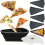 5pcs Silicone Folding Pizza Tray Reusable Triangular Pizza Packaging Box With Adjustable Pizza Container And Outer Box For Pizza Storage Container Sav 5