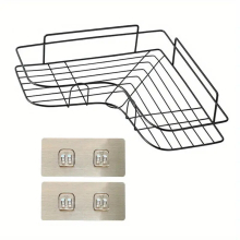 1pc Bathroom Shelf Shower Caddy Rack Bathroom Kitchen No Punching Triangle Storage Rack Shower Shelf Shampoo Storage Rack Holder Bathroom Accessories