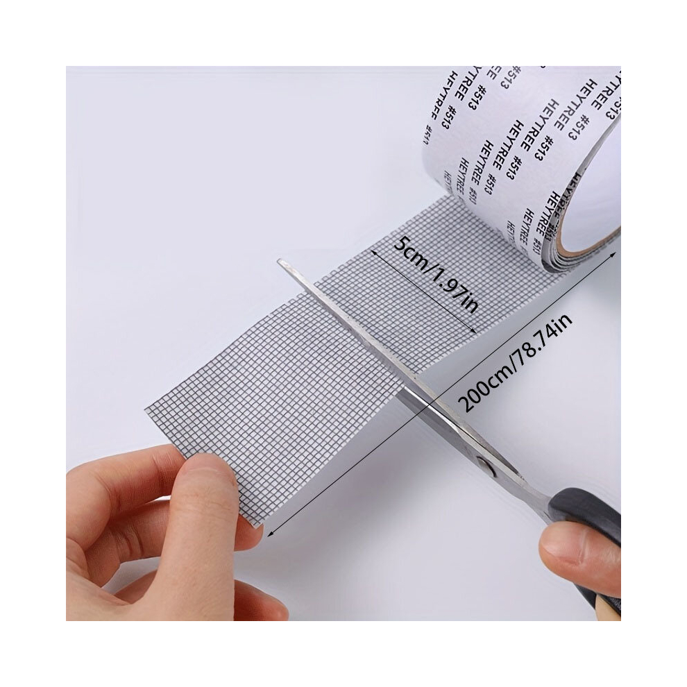 1 Roll Self Adhesive Window Screen Repair Tape Quickly And Easily Repair Tears And Holes In Your Window Screen Includes Mesh Patch Kit 885675659773