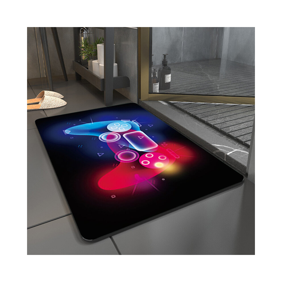 1pc Anime Gaming Rug with Game Controller Perfect for Living Room Bedroom and Party Supplies Printed Game Area for Teens and Men Home Room Scene Decor-image-OPC-PCNZNQN-NEW