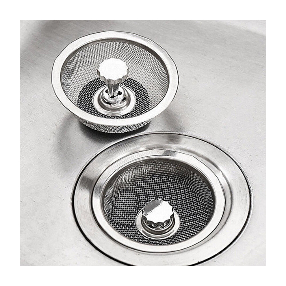 1Pc Stainless Steel Sink Filter With Plug Reduce Scale And Sediment In Your Water Improve Water And Taste Easy To Install And Maintain Bathroom Tools 885675656758