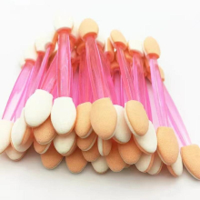 10pcs Double Head Eye Shadow Brush Latex Sponge Eye Shadow Stick Eye Makeup Brush Disposable Eye Shadow Brush Suit For Home Travel Or Business Trip
