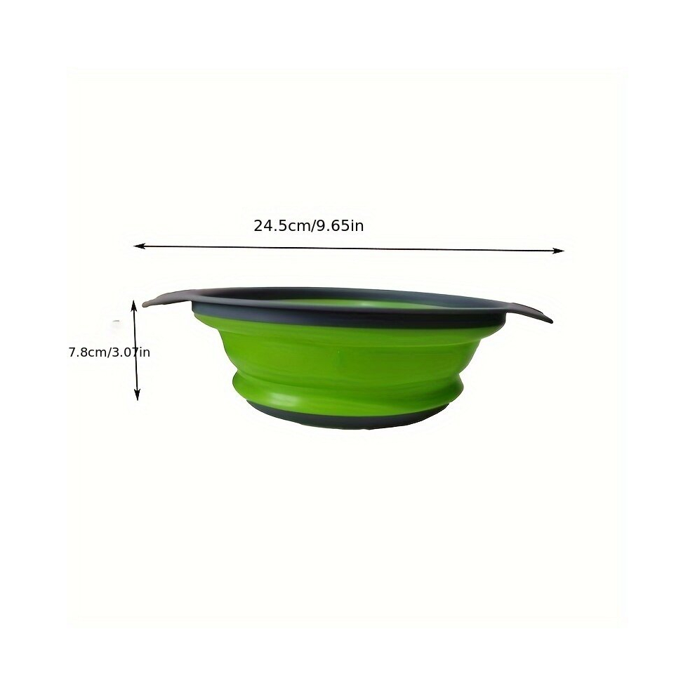 1pc Collapsible Colander Round Plastic Kitchen Strainer Perfect For Draining Pasta Vegetable And Fruit Kitchen Gadgets Kitchen Accessories-image-OPC-PCNZNHB-NEW