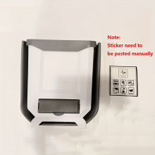 1pc Collapsible Folding Trash Can 2 4 Gallon Over the Cabinet Door Garbage Bin for Bathroom RV Bedroom and Camping Convenient Countertop Compost Bin