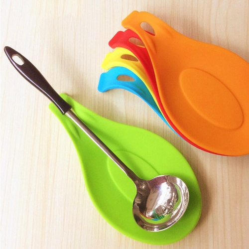 1pc Mat Kitchen Tools Silicone Mat Insulation Placemat Heat Resistant Put A Spoon Kitchen Accessories Items 1