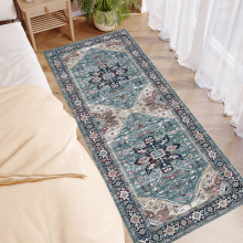 1pc Vintage Boho Persian Runner Rug Soft Non Slip Machine Washable Perfect for Laundry Room Hallway Kitchen Living Room Bedroom and Sunroom 2x10
