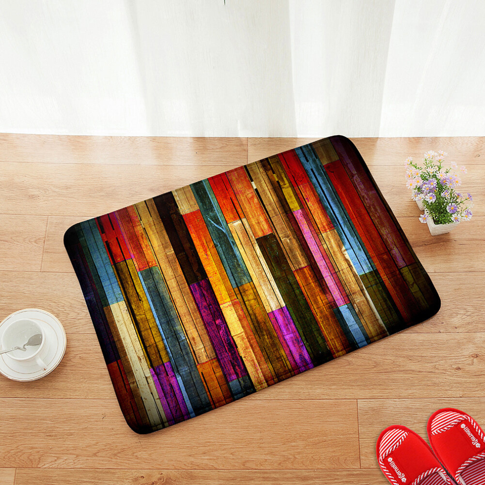 1pc Colorful Geometric Printed Floor Mat For Living Room Home Kitchen Non slip proof Floor Mat Kitchen Indoor Outdoor Floor Runner Rug-image-OPC-PCNZPFS-NEW