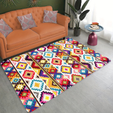 1pc Persian Anti fatigue Kitchen Mat Vintage Boho Anti Slip Hallway Balcon Polyester Carpet Absorbent Bath Mat Laundry Floor Mat Entrance Doormat Wash