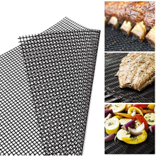 5pcs set Grill Mesh Mat Non Stick BBQ Grill Mats Heavy Duty Reusable Grilling Mats Easy To Clean Works On Gas Charcoal Pellet Grill 40 01x33 02cm