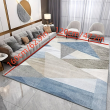 1pc Modern Light Stitching Pattern Crystal Velvet Rug Indoor And Outdoor Mat About 800g Per Square Meter Non slip Floor Rug Living Room Decor Rug Bedr