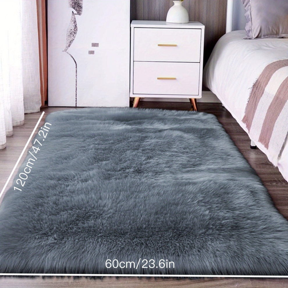 1pc Plush Shag Furry Carpet for Bedroom Living Room Nursery and Kids Room Soft Fluffy and Non Shedding Perfect for Home Decor and Room Decor-image-OPC-PCNZQGH-NEW