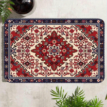 1PC Bohemia Persian Pattern Anti fatigue Kitchen Mat Modern Floor Mat For Living Room Anti Slip Hallway Balcony Rug Entrance Doormat Home Room Decorat