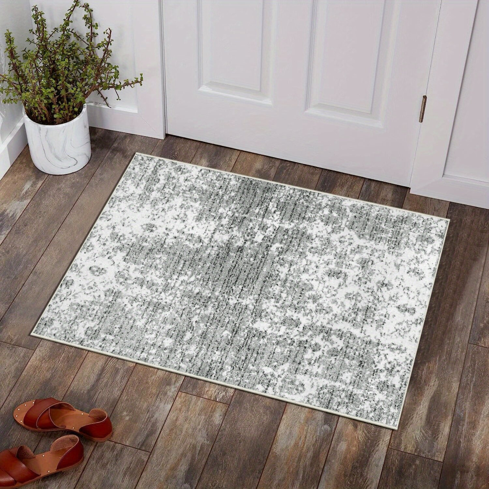 1pc Vintage Boho Runner Rug Non Slip Grey Hallway Runner Rug Laundry Throw Rugs And Mats For Laundry Room Washable Runner Rugs For Kitchen Laundry Roo-image-OPC-PCNZR6Z-NEW