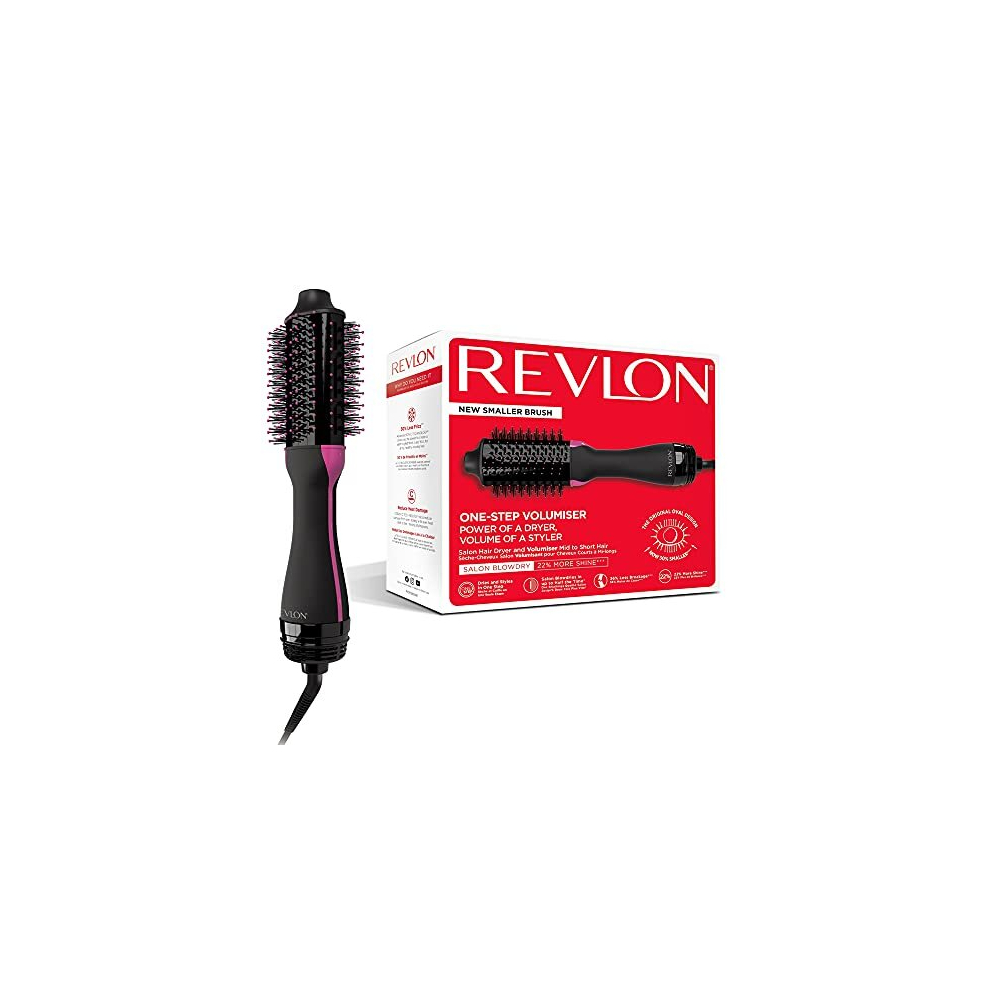 Revlon Salon One-Step Hair dryer and Volumiser mid to short hair (One-Step, 2-in-1 styling tool, IONIC and CERAMIC technology, smaller oval design