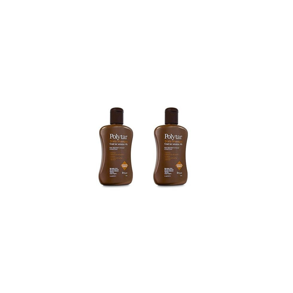Polytar Scalp Coal Tar Shampoo 150ml - Pack of 2