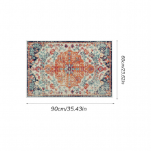 1pc Vintage Persian Area Rugs Stain Resistant Non Shedding Distressed Living Room Bedroom Floor Mat Eco Friendly Low pile Boho Carpet Suitable For Hig