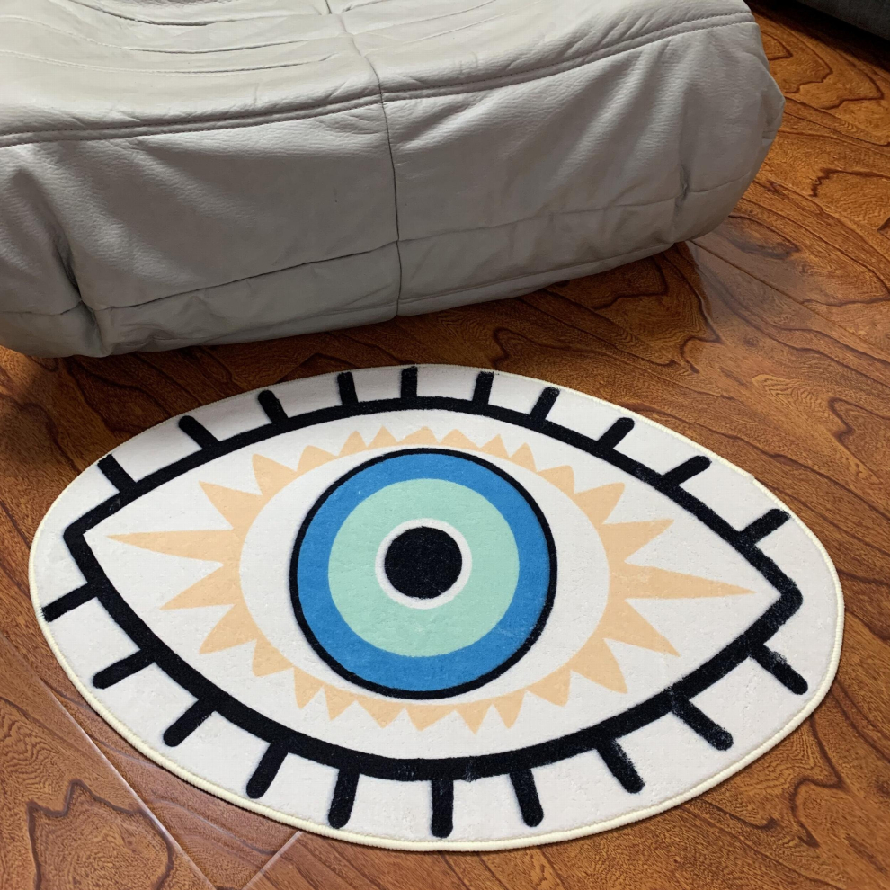 1pc Soft and Comfortable Eyes shaped Area Rugs for Living Room Bedroom Nursery and Halloween Decor Irregular Throw Rugs for Home Decor and Room Decor-image-OPC-PCNZSZB-NEW