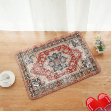 1pc Small Washable Entryway Rug Boho Kitchen Area Rug Non Slip Ultra Soft Colorful Vintage Persian Carpet For Inside House Bedroom Bathroom Laundry Li