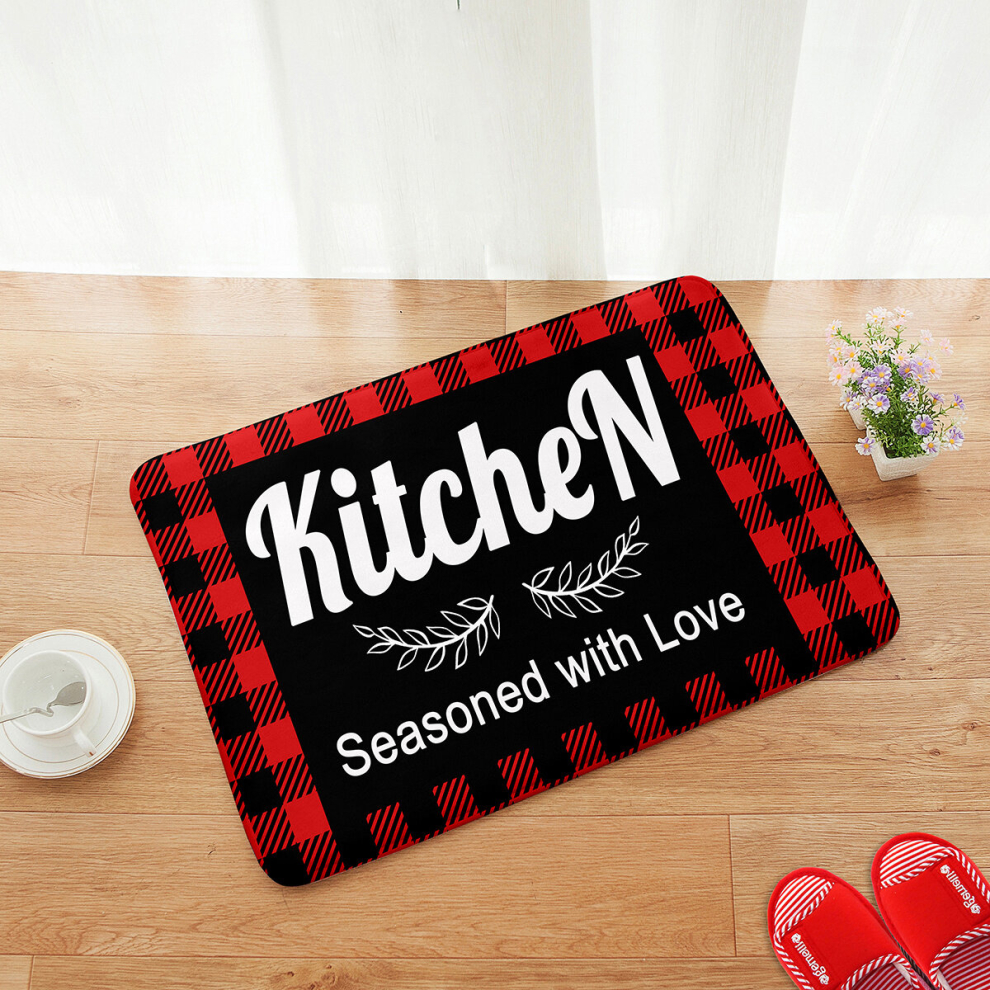 1pc Soft Kitchen Rug Cushioned Kitchen Rug Non Slip Kitchen Rugs Set Runner Rug Bedside Rug Absorbent Machine Washable Carpet For Farmhouse Kitchen Ho-image-OPC-PCNZTJD-NEW