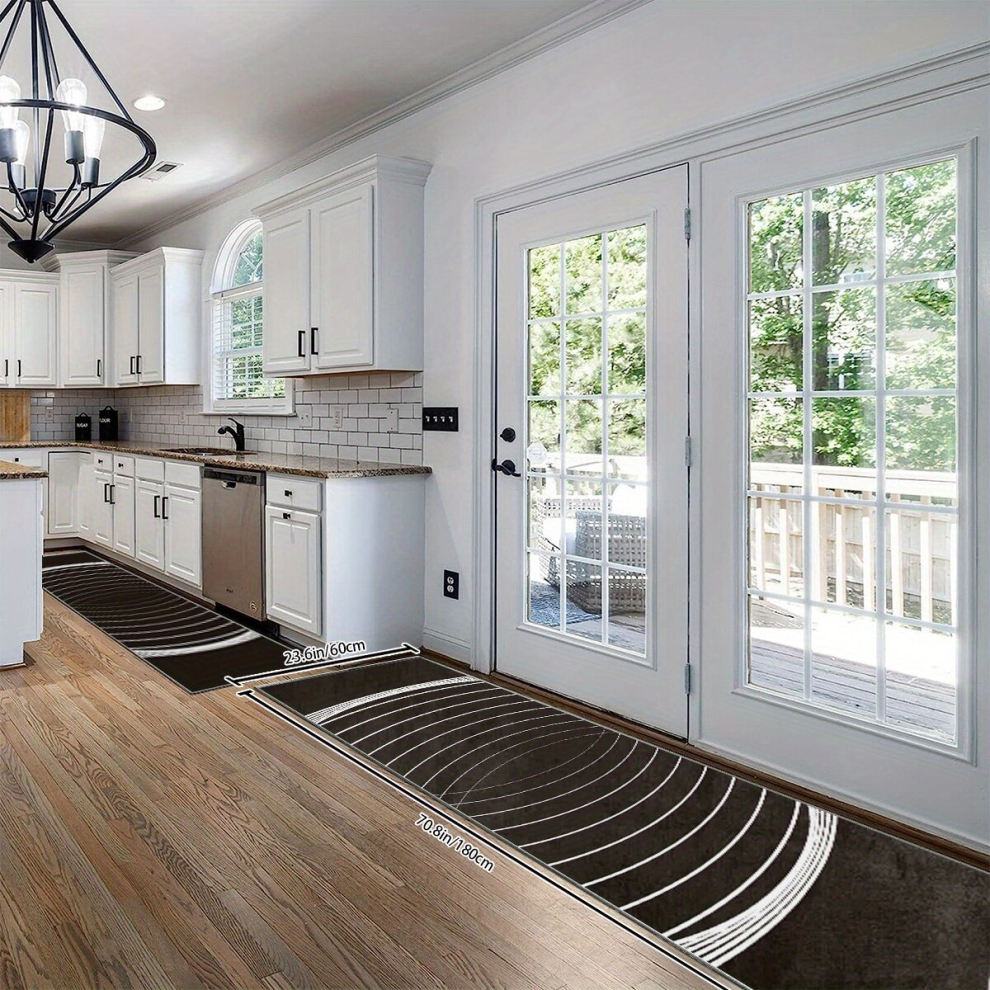 1pc Extra Long 2X10 Runner Rugs Soft Laundry Room Rug Hallway Rug Kitchen Mat Soft Non Slip Machine Washable Stair Carpet Runner For Hall Living Roo-image-OPC-PCNZV7F-NEW