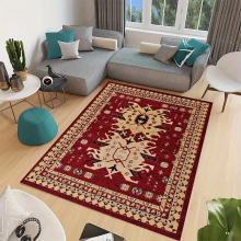 1pc Large Vintage Tribal Area Rug Non slip Anti Fouling Non Wrinkled Waterproof Backing Bedroom Dining Room Living Room Large Carpet Vintage Persian C