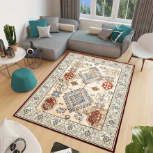 1pc Vintage Persian Shaggy Area Rugs Soft Thickened Waterproof Non Slip Anti Fatigue Perfect for Living Room Bedroom Game Room Dormitory Entrance Welc