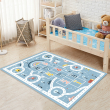 1pc Kid Rug Carpet Playmat Funny Floor Mat Play Area Rug With Non Slip Hopscotch Play Rug Mat Carpet For Home Living Room Bedroom Play Room Bathroom H