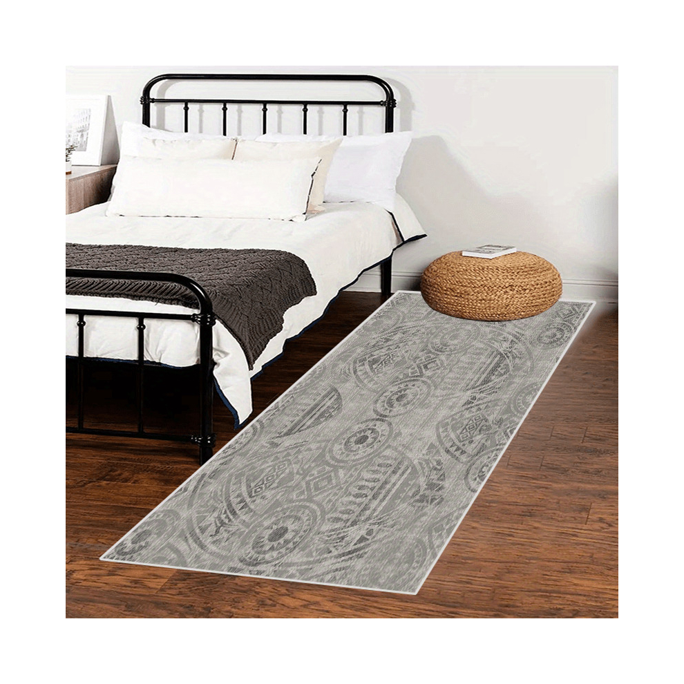 1pc Soft Vintage Boho Runner Rug Non Slip Non Shedding Runner For Hallway Kitchen Waterproof Stain Resistant Carpet Runner Soft Crystal Velvet Fuzzy R-image-OPC-PCNZWC6-NEW