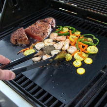 1pc Non Stick Grill Mat BBQ Grill Pads & Floor Mats Kitchen Cooking Tools Outdoor Cooking Tools & Accessories