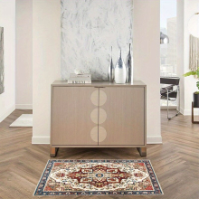 1pc Boho Washable Vintage Runner Rug Long Hallway Rug Carpet Runner Persian Non Slip Stair Runner Kitchen Mat Indoor Oriental Throw Rug For Living Roo