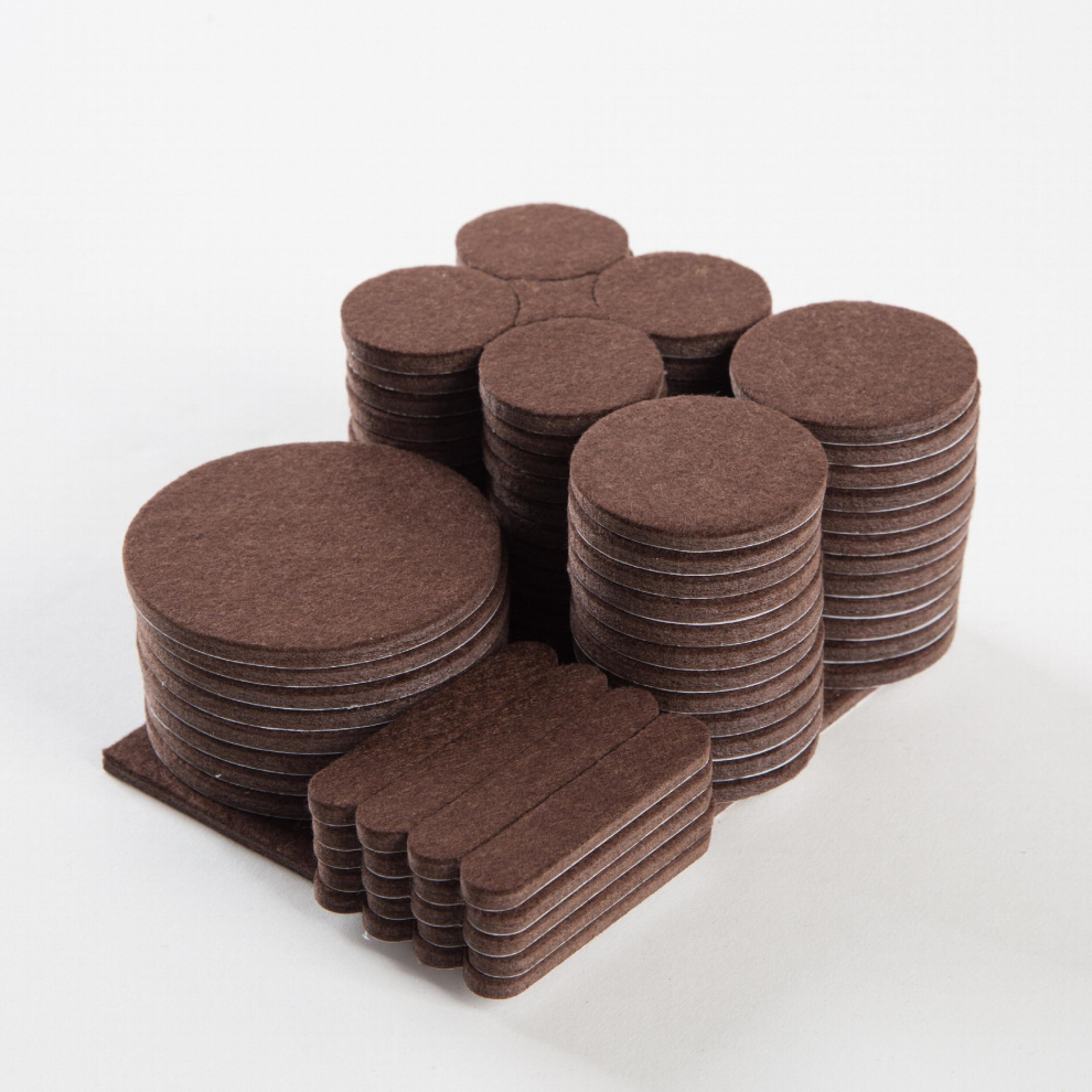 101Pcs Set Furniture Felt Pads 5Mm Thick Felt Pads For Furniture On Hardwood Floors Self Adhesive Anti Scratch Floor Protectors Used For Hardwood Tile 885675707177