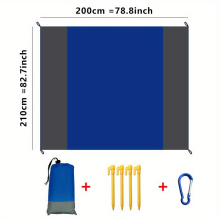 1pc Picnic Beach Blanket Sandproof Extra Large Beach Mat Big & Compact Sand Mat Quick Drying Machine Washable Lightweight & Durable Sunday Party Goods