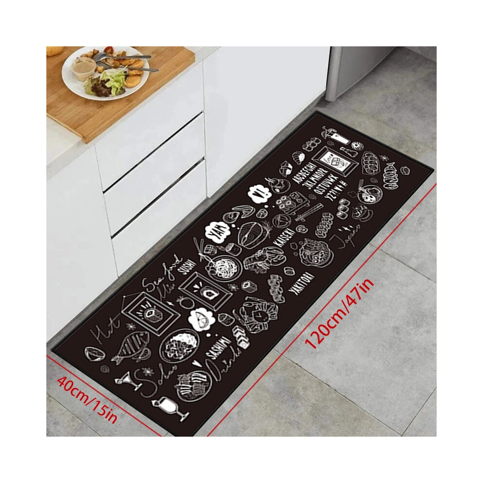 1pc proof Kitchen Rug Cushioned Anti Fatigue Kitchen Rug Waterproof Non Slip Kitchen Rugs Set Runner Rug Bedside Rug Absorbent Machine Washable Carpet-image-OPC-PCNZY2S-NEW