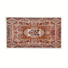 1pc Boho Area Rug Persian Washable Small Entryway Rug Soft Oriental Distressed Throw Rugs For Entrance Kitchen Bedroom Non Slip Non Shedding Low Pile