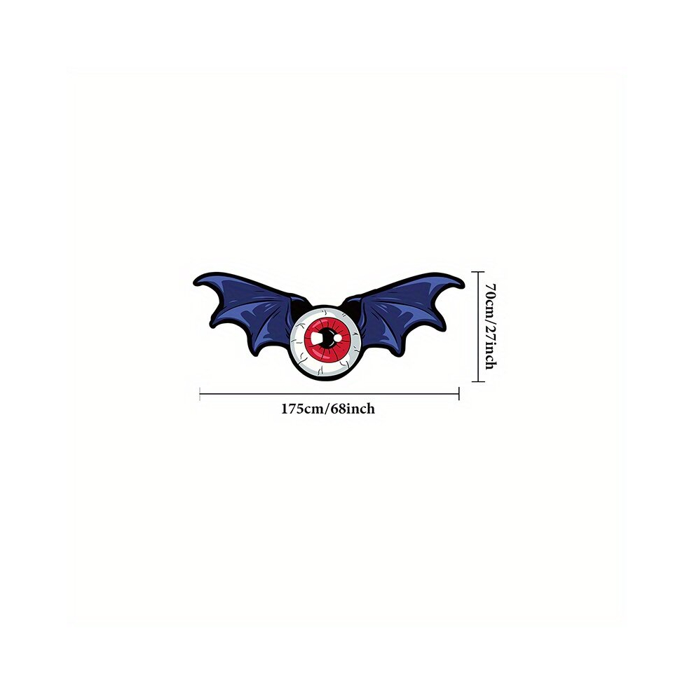 1pc Thickened Devil Eye Irregular Shape Area Rugs Decorate Childrens Bedroom Bedside Plush Mat Modern Cartoon Living Room Carpet Cloakroom Fluffy Rug