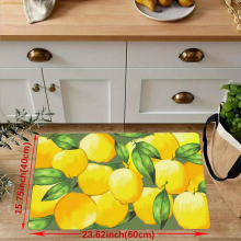 1pc Lemon Kitchen Floor Mat Non slip Kitchen Floor Rug Kitchen Rug Kitchen Mat Home Decor Room Decor