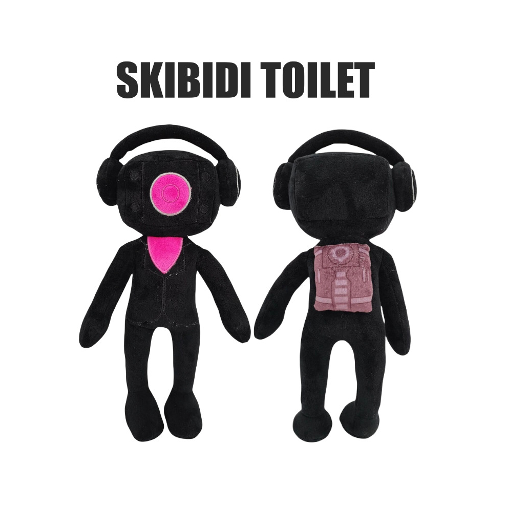 Skibidi Toilet Man Plush Toy Audio Woman Cartoon Plushie Home Decor Gifts  Kids