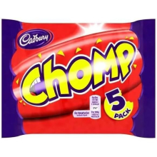 3 x Cadbury Chomp Bars, 23g (Pack of 5) Tasty And Twisty