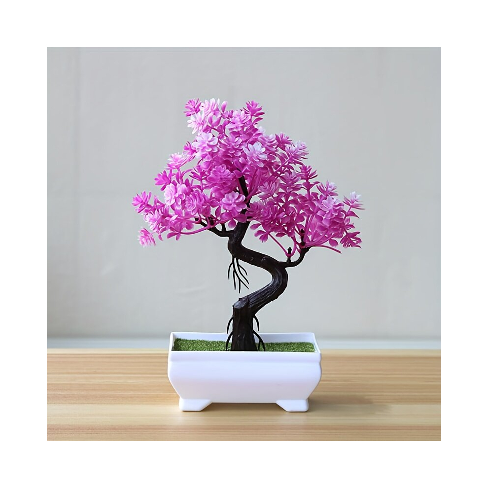 1pc Artificial Potted Plant Faux Bonsai For Home Table Decor-image-OPC-PCP2NF7-NEW