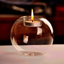 1pc European Crystal Glass Candle Holder Christmas Halloween Decoration Table Candle Stick Romantic Wedding Bar Party Home Decor