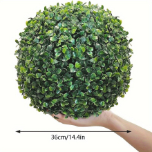 1pc Artificial Plant Topiary Ball Faux Boxwood Decorative Balls For Backyard Balcony Garden Wedding And Home D cor
