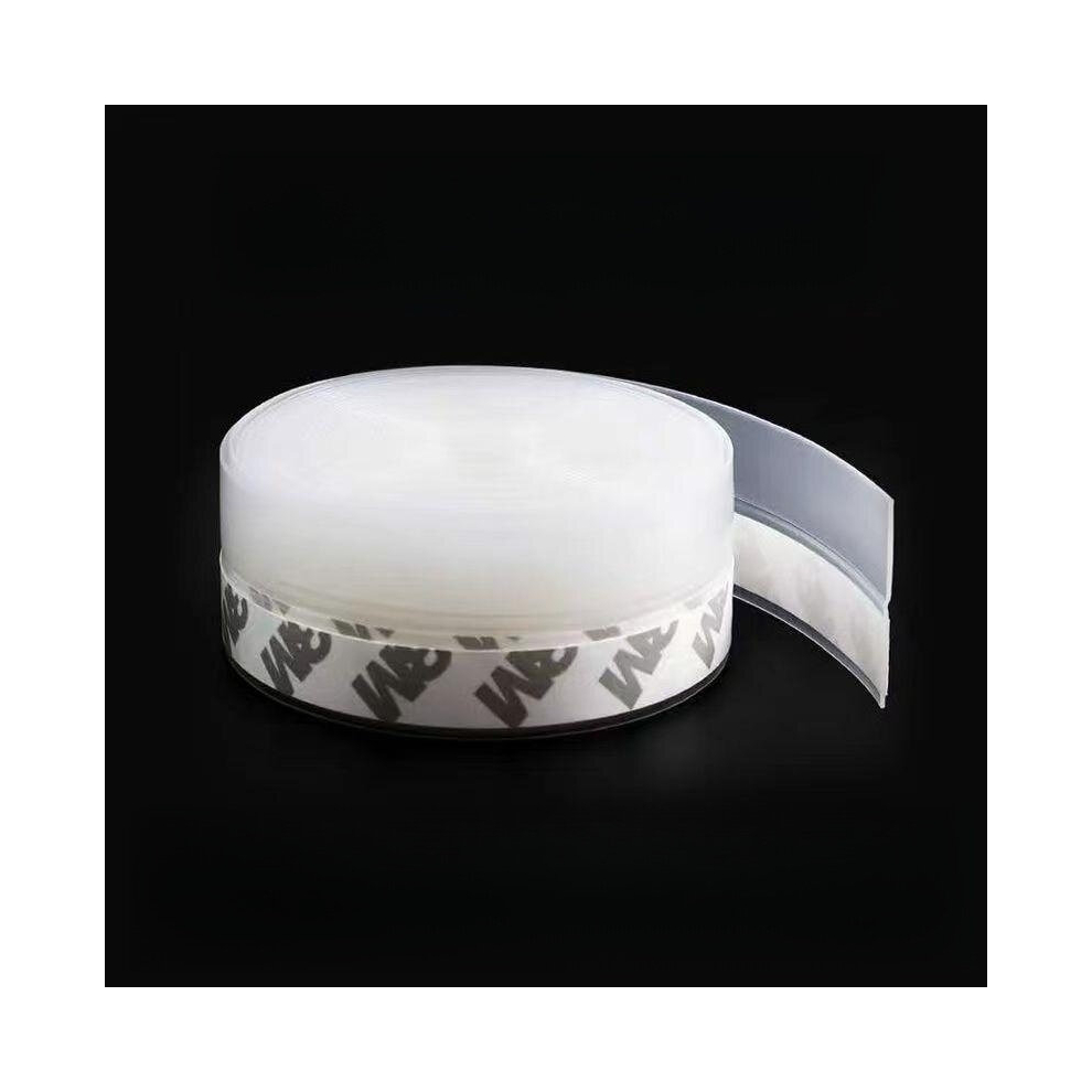 1 Roll Seal Strip Sealing Tape Weather Stripping Weather Stripping Door Bottom Door Seal Strip Sealing Sticker For Gap Of House Or Shower Door 885675844841