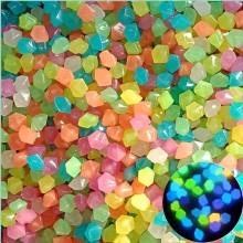 300pcs Glow in the Dark Garden Decorative Pebbles Perfect for Outdoor Fish Tank Aquariums