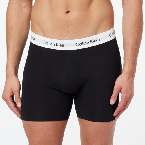 Calvin Klein (Black/White, M) Calvin Klein 3 Pack Boxer Briefs Style 0000U2662G 1