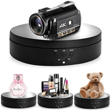 1pc 138mm Rotating Display Stand 360 Degree Motorized Turntable Display Stand For Photography Products And Shows & 5 4inch