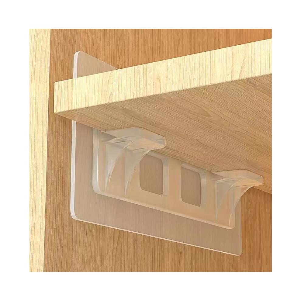 4Pcs Non Punching Self Adhesive Shelf Support Pegs For Closet Cabinet Bookshelf Layered Brackets For Closet Brackets And Clapboard Layers 885675861435