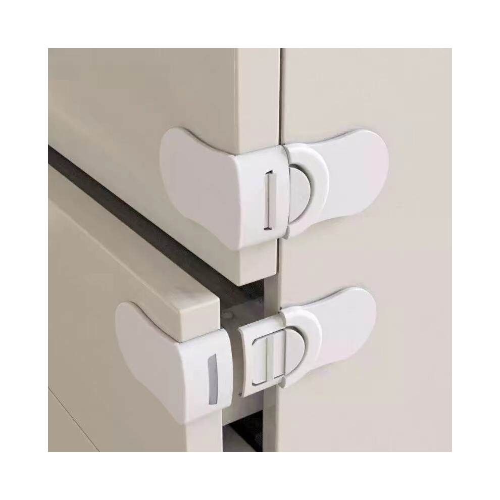 1pc Child Safety Strap Lock Baby Safety Drawer Lock Hand Cabinet Drawer Locks Plastic Safety Buckle For Children Kids Protection